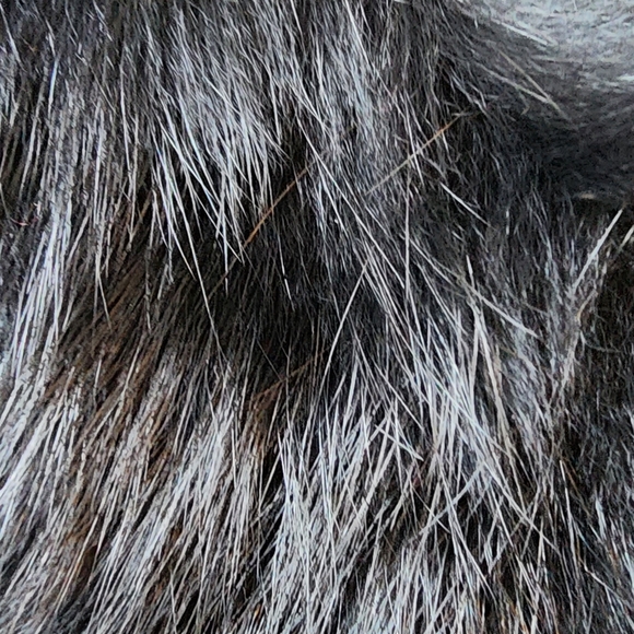 100% Rabbit Fur Vest  Vintage in Black by Jennyfer J - Picture 10 of 12